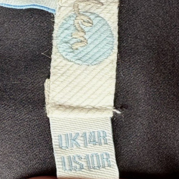 BODEN Silk Viscose Colorblock Floral Shift Dress Sz 10 Artsy Boho Retro Brompton - Picture 9 of 13